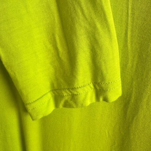 Joy Joy fitted turtleneck in lime green. - Picture 5 of 9